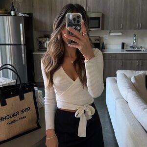 Aritzia All-Tied Up Sweater